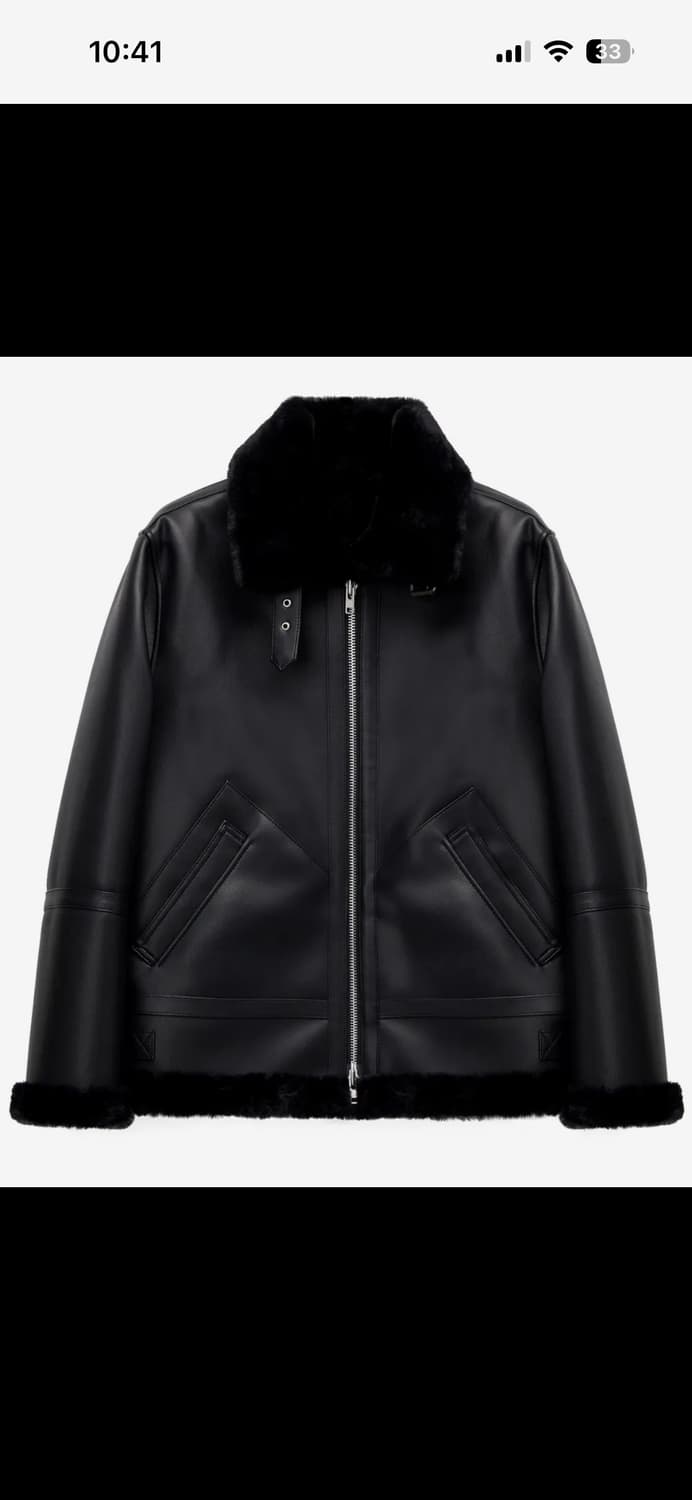 도프제이슨 무스탕 블랙색상 상품이미지1