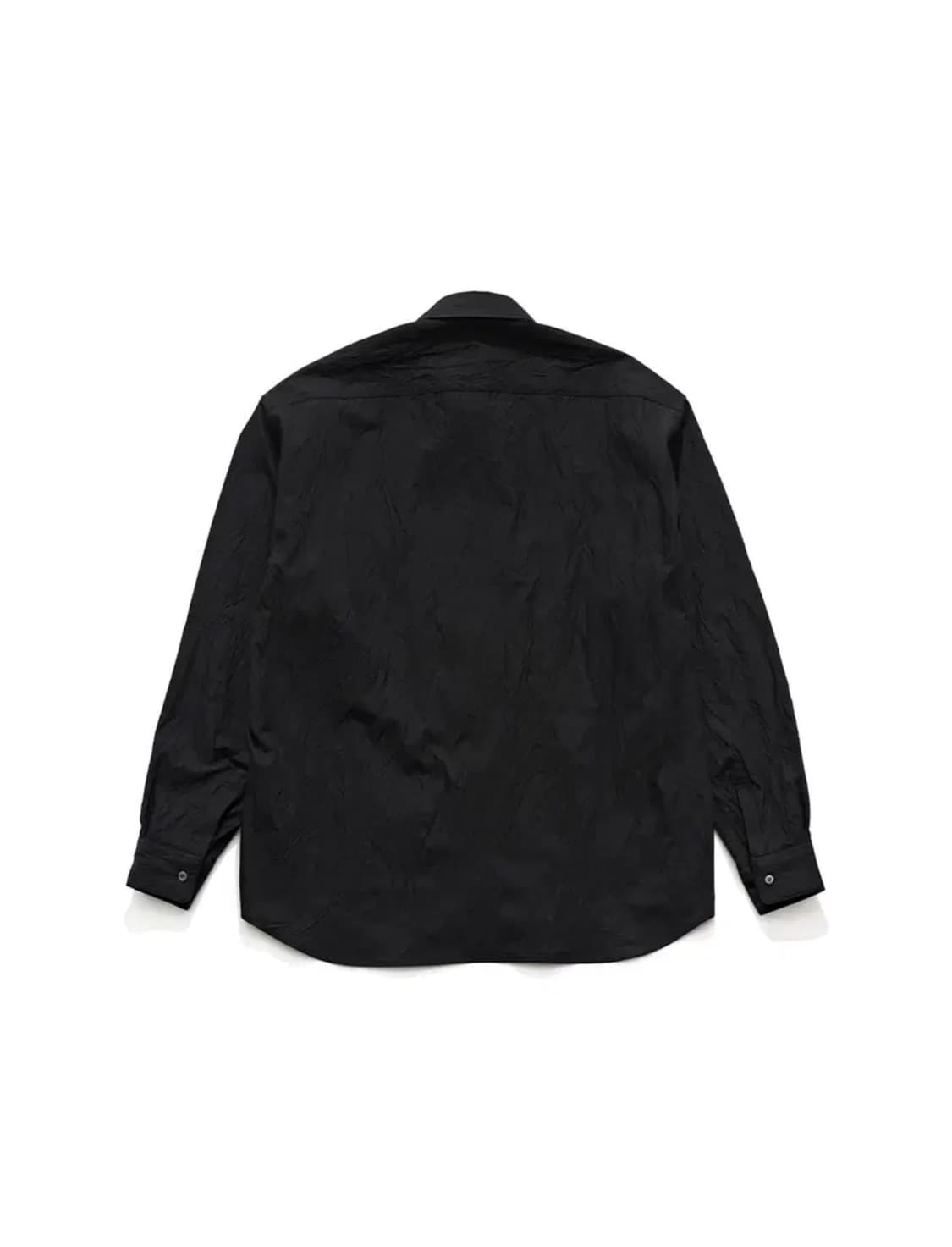 [M]언어펙티드 콘트라스트 셔츠 블랙 상품이미지2