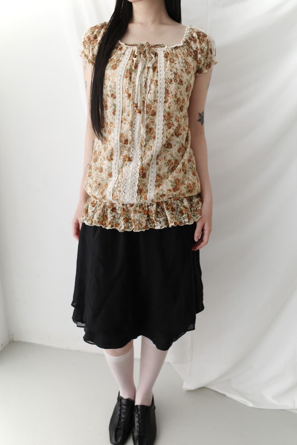 liz lisa) flower lace blouse  상품이미지7