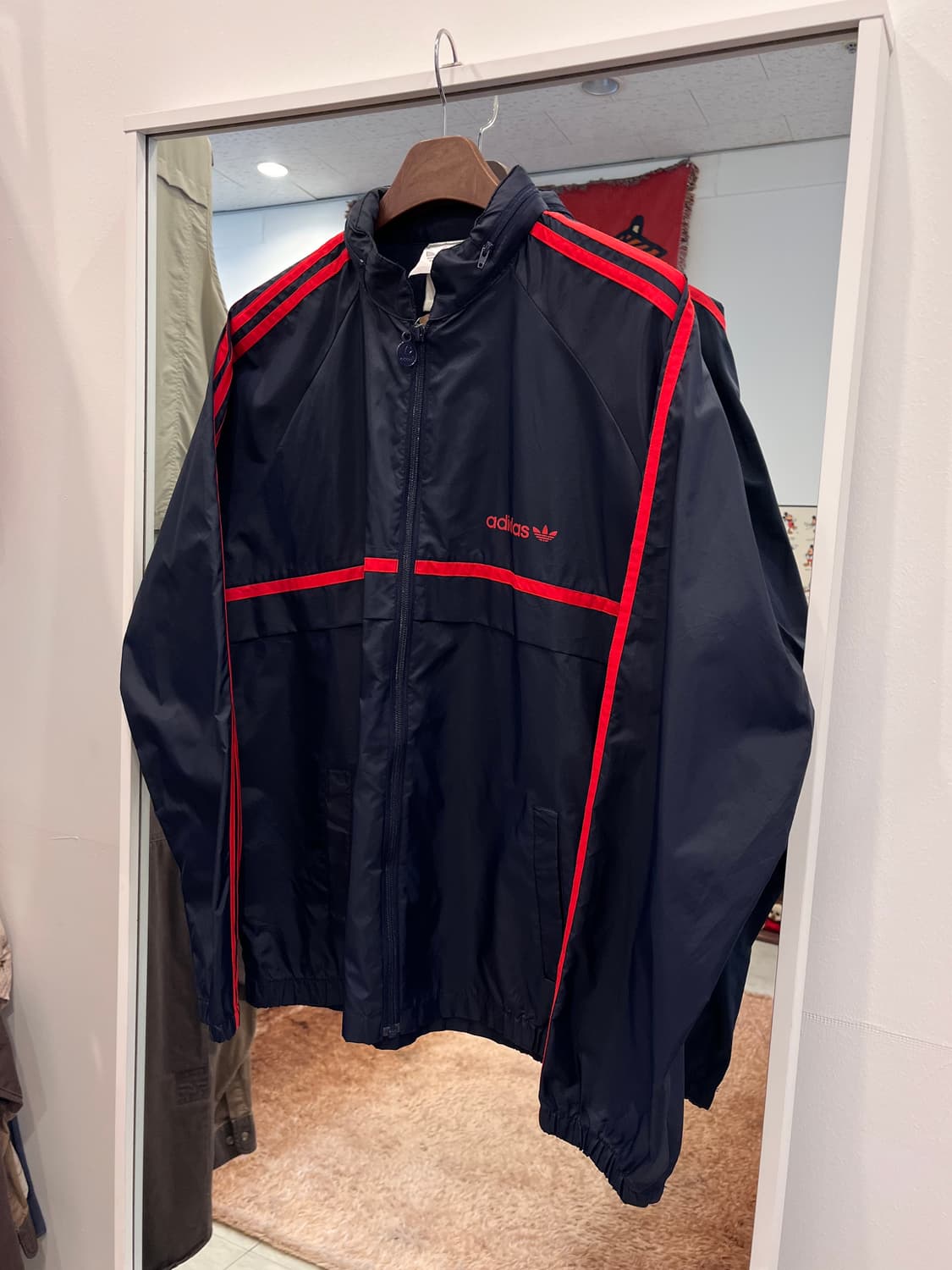 80s Adidas 아디다스 올드스쿨 후드 집업 자켓 상품이미지1