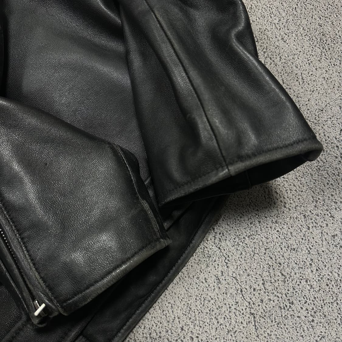 ✨ (바배) 빈티지 심플 양가죽 자켓 상품이미지5