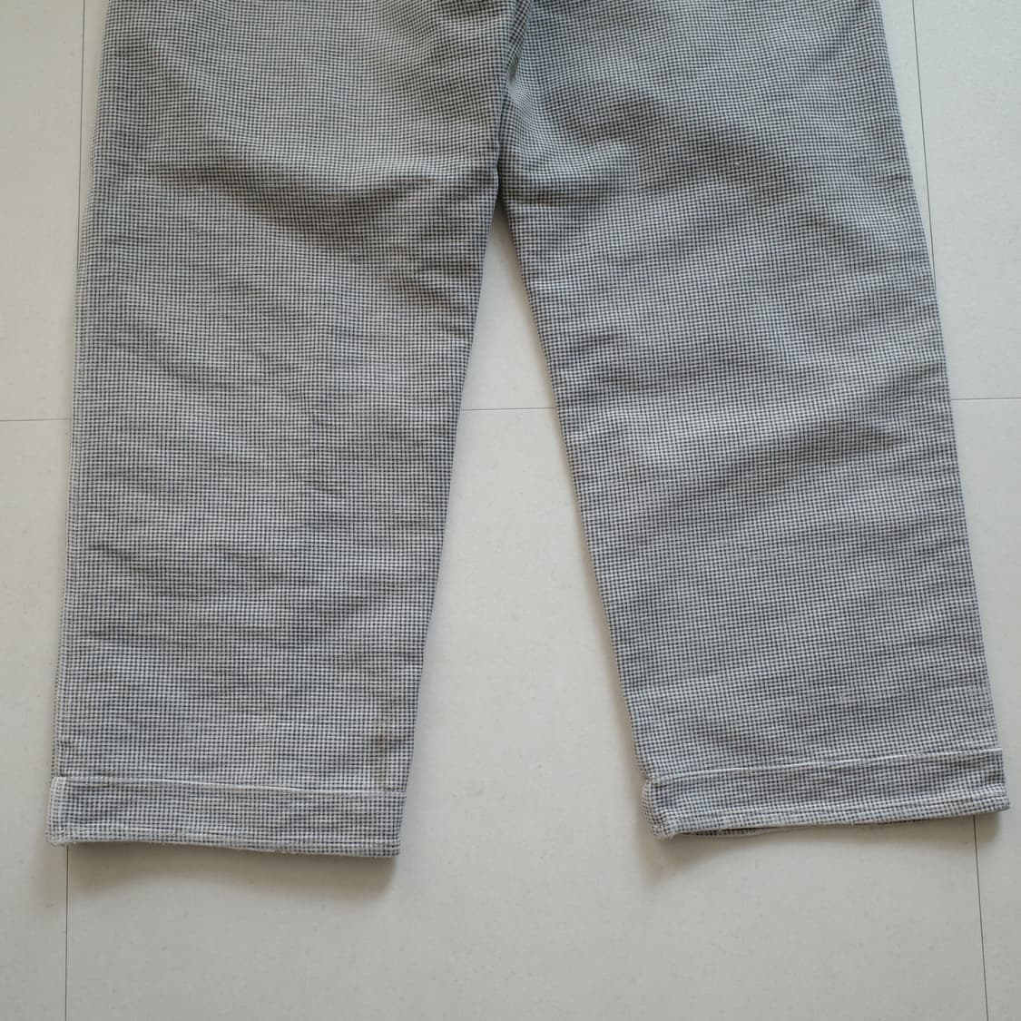 50s-60s 프렌치 헤비코튼 하운드투스 신치백 워크팬츠 상품이미지7