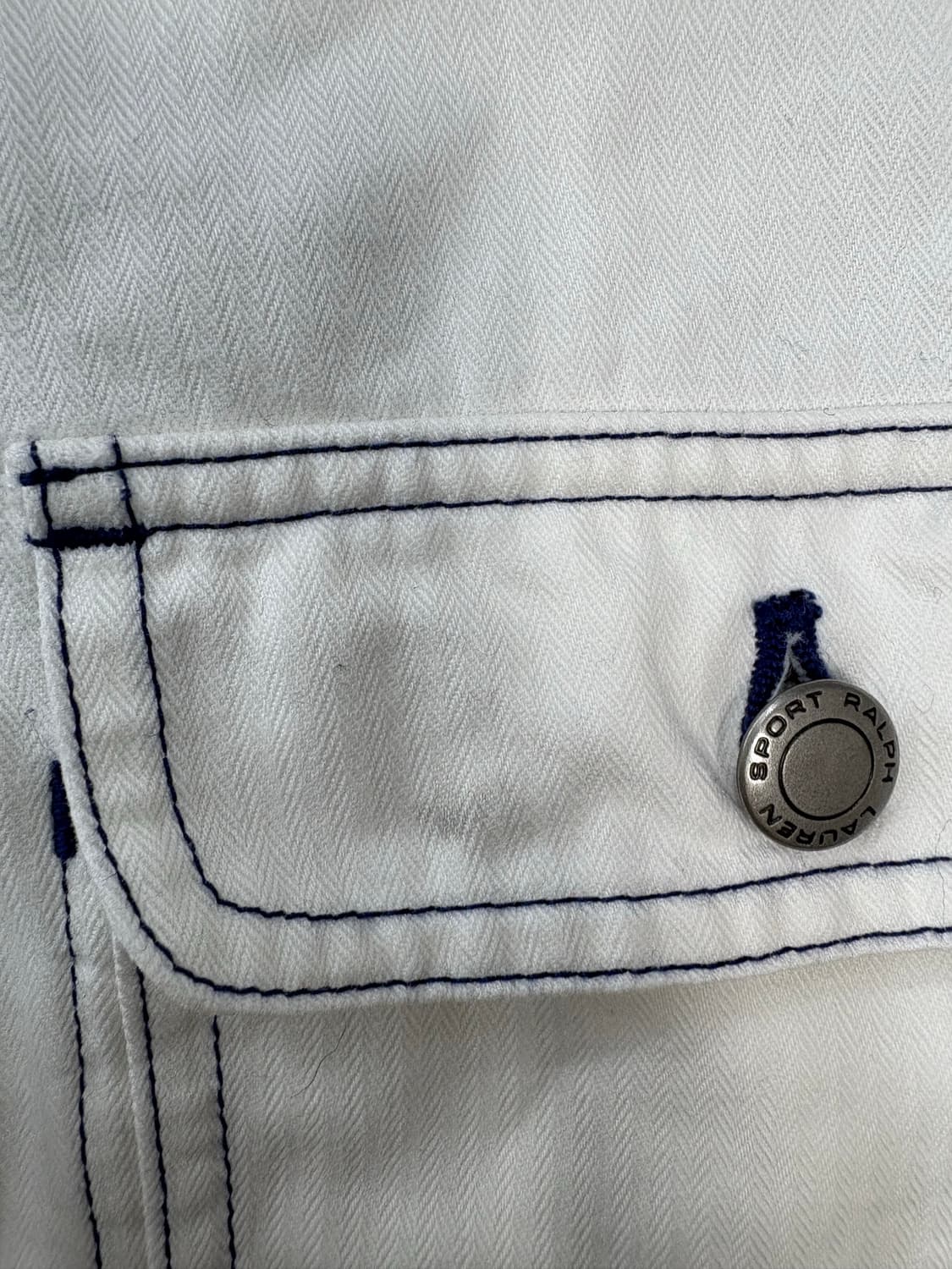 폴로랄프로렌스포츠 스티치 화이트 워크 자켓 A3383 상품이미지9