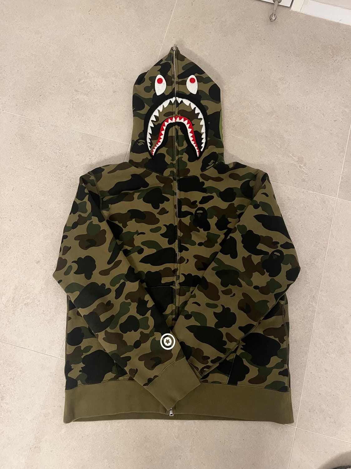 베이프 후드집업 L 상품이미지1