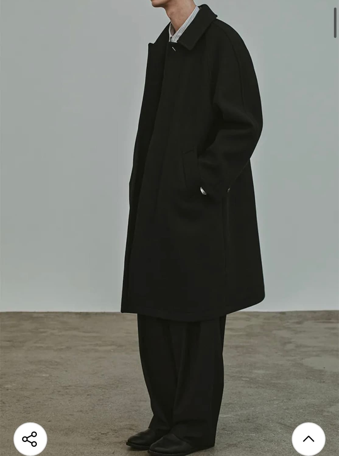 로드존그레이 울 발마칸 코트 상품이미지1