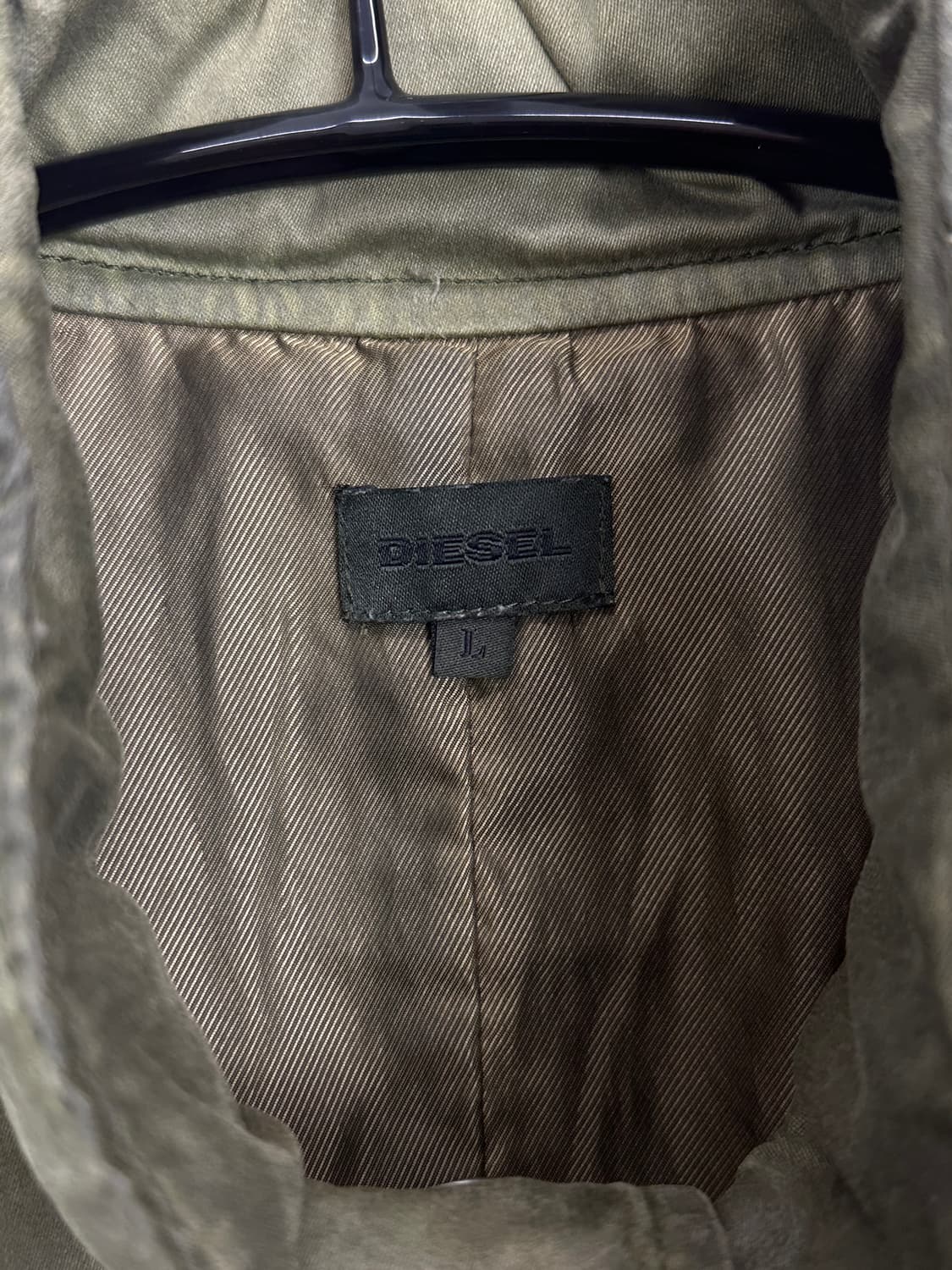 Diesel Washed Cotton Biker Jacket 상품이미지5