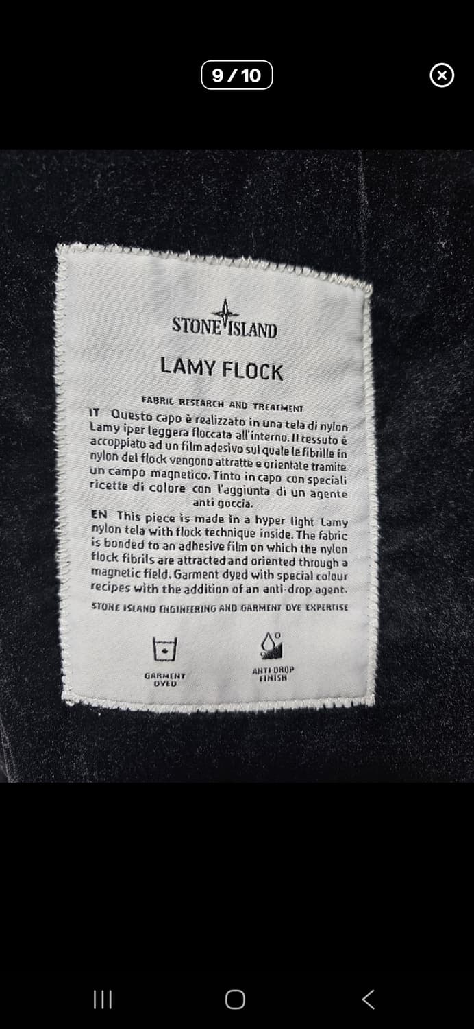 스톤아일랜드 라미 플락 자켓 xl 상품이미지9