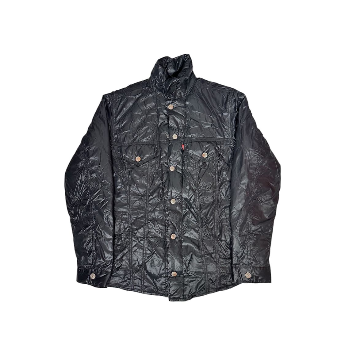 리바이스 블랙 일본판 y2k 와투케 패딩 바람막이 점퍼 L 상품이미지2