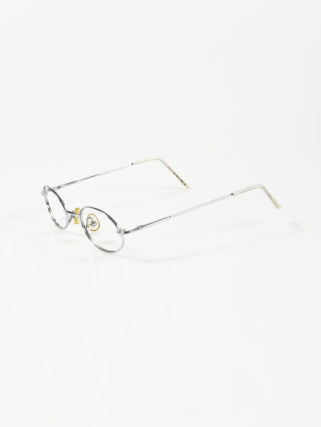 90s EYE PEACE 실버 메탈 슬림 오벌 프레임 빈티지 안경 상품이미지3