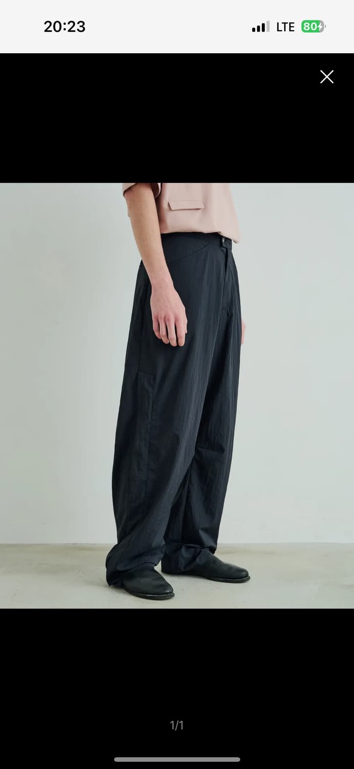 로드존그레이 growth trouser black 상품이미지4