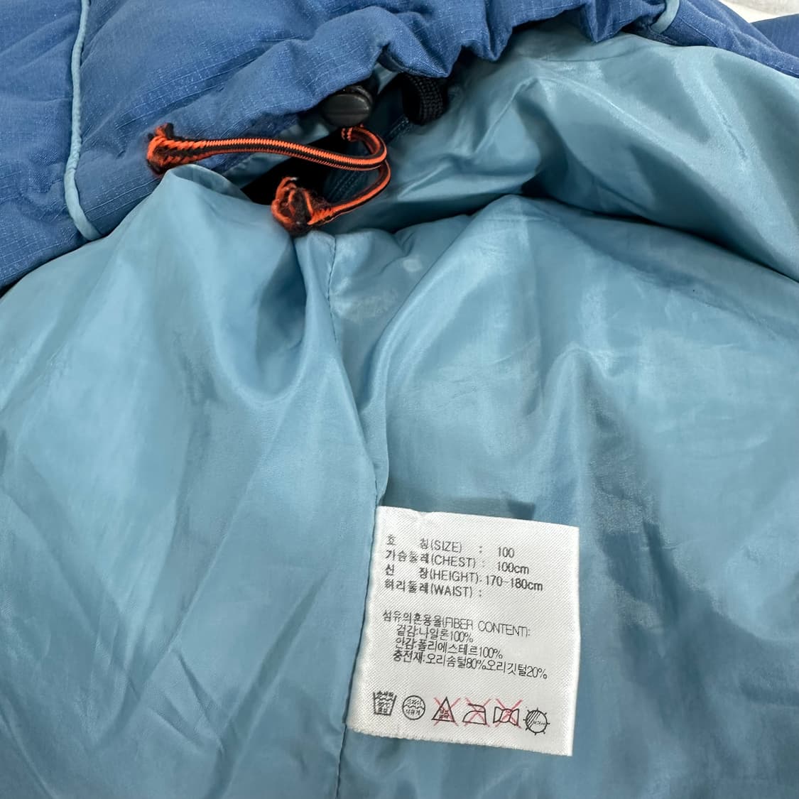 100 나이키ACG 블루 덕다운 패딩 조끼 상품이미지10