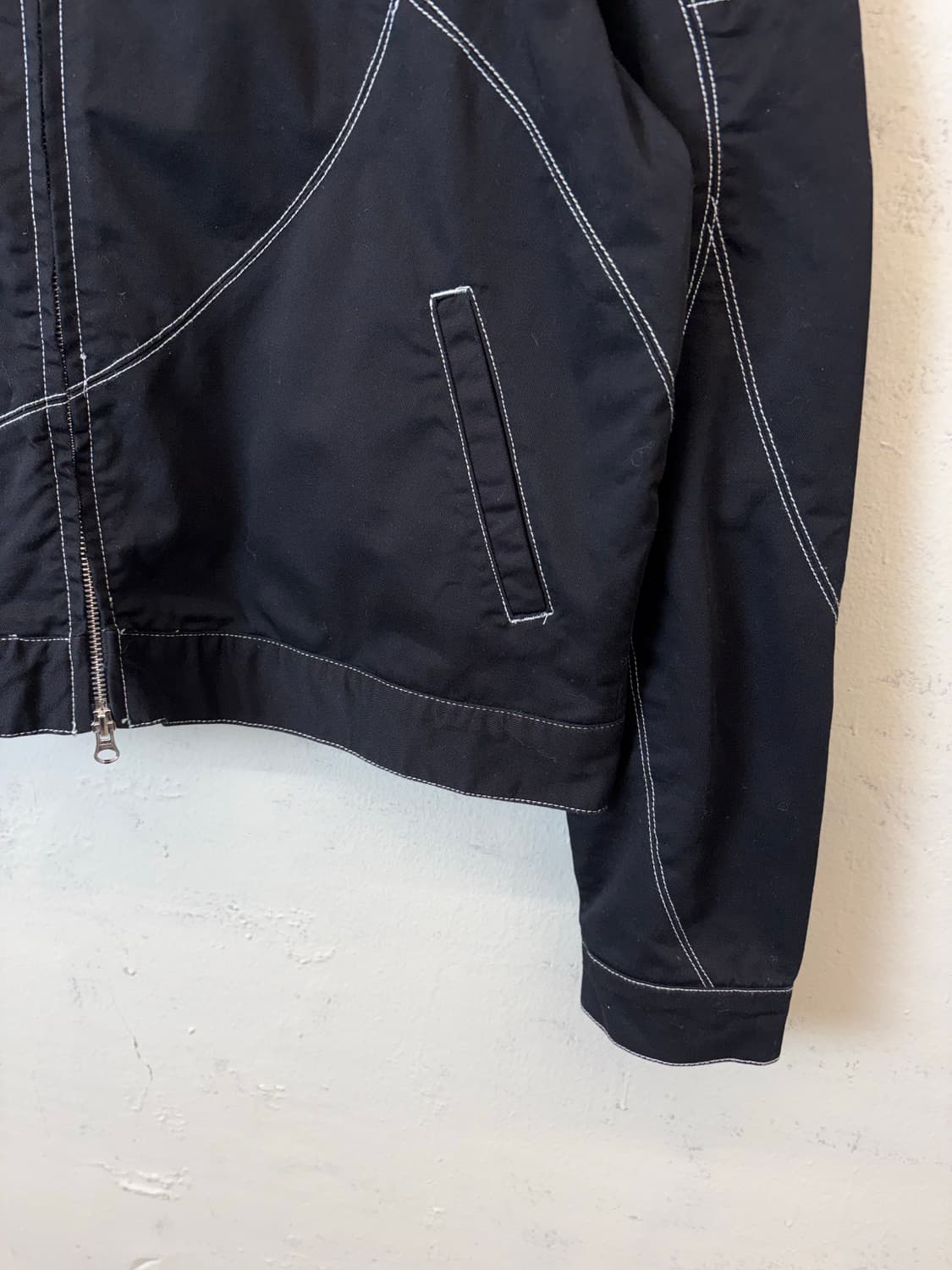 노매뉴얼 스티치 워크자켓 블랙 상품이미지4