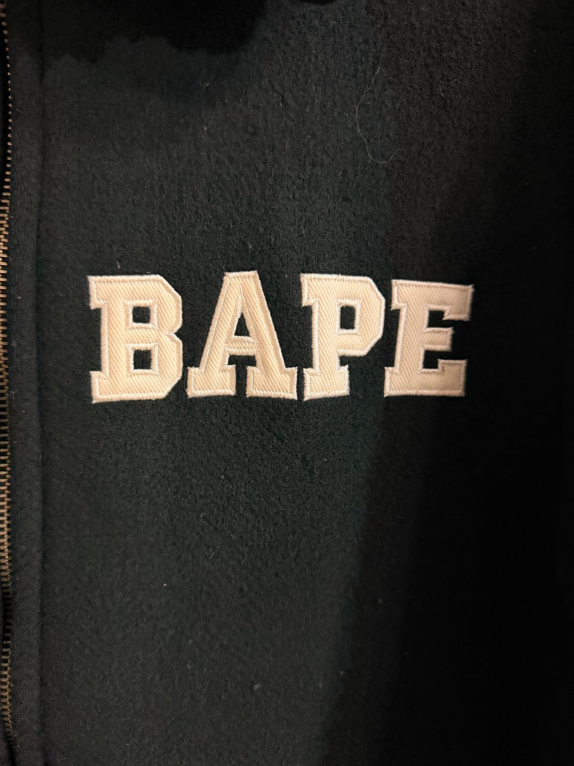 베이프 90’s 멜튼 울 집업 자켓 상품이미지4