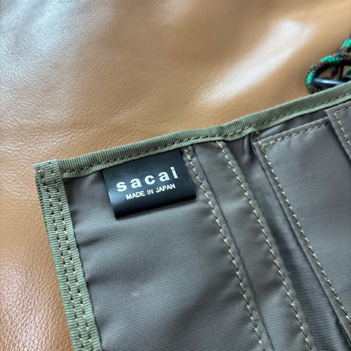 PORTER SACAI 포터 사카이 월렛 지갑 올리브 카키 상품이미지5