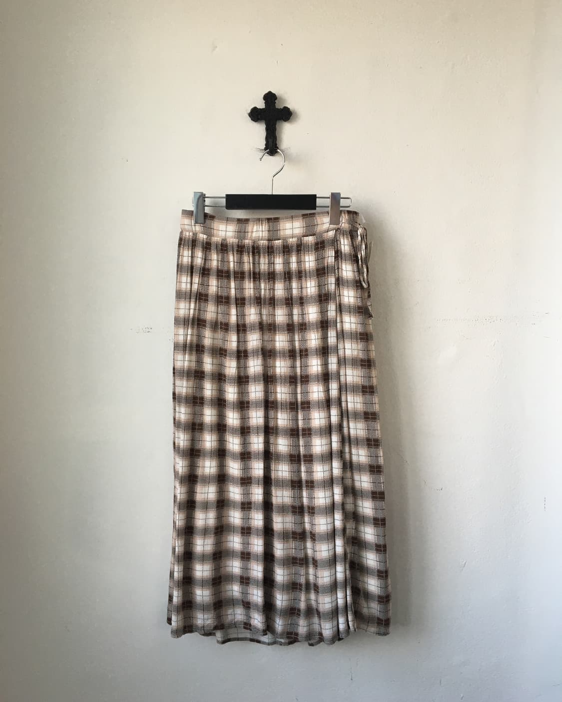 Check pattern skirt 상품이미지1