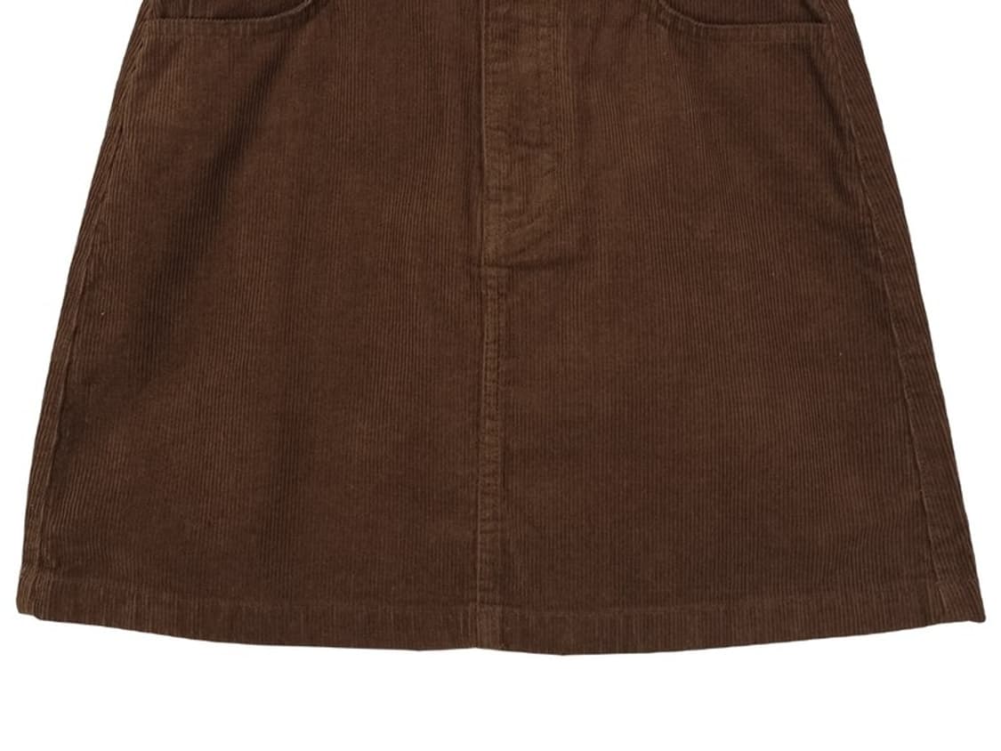 [리](새상품) 코듀로이 골덴 미니스커트 브라운 M18164 상품이미지5
