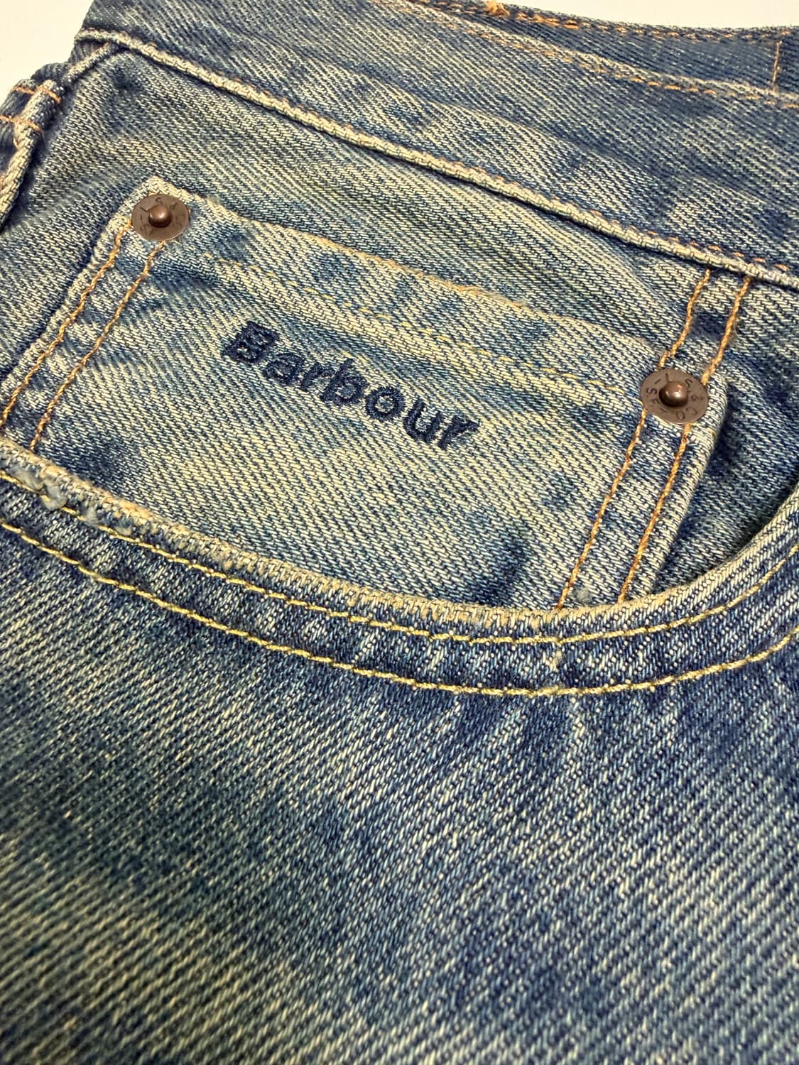 리바이스 x 바버 568 루즈 진 다크 워시 데님 38 상품이미지2