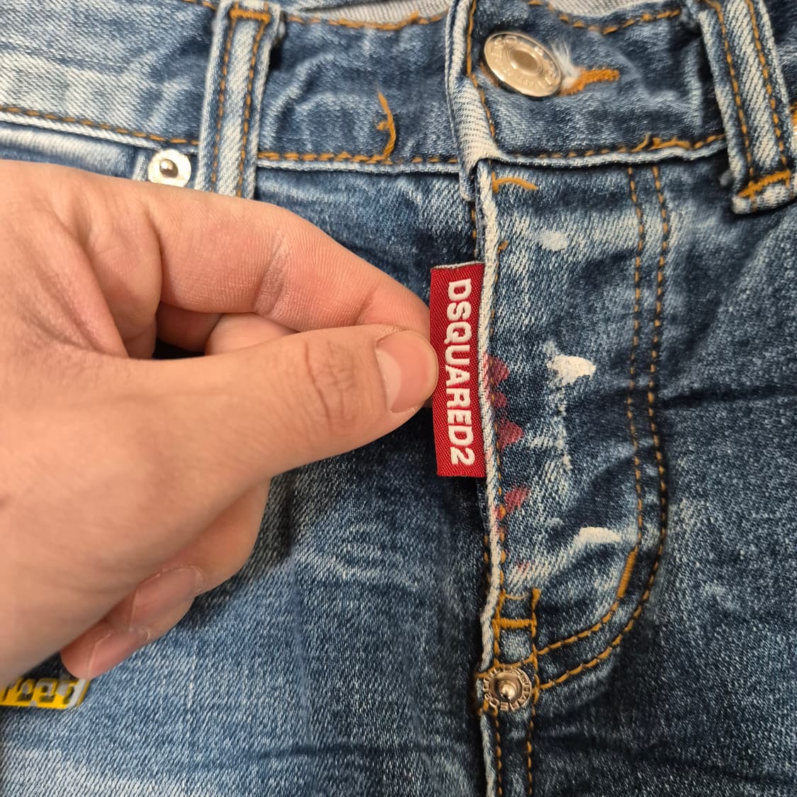 디스퀘어드2 여성 데미지 데님 청바지 찢청 (36) 상품이미지5