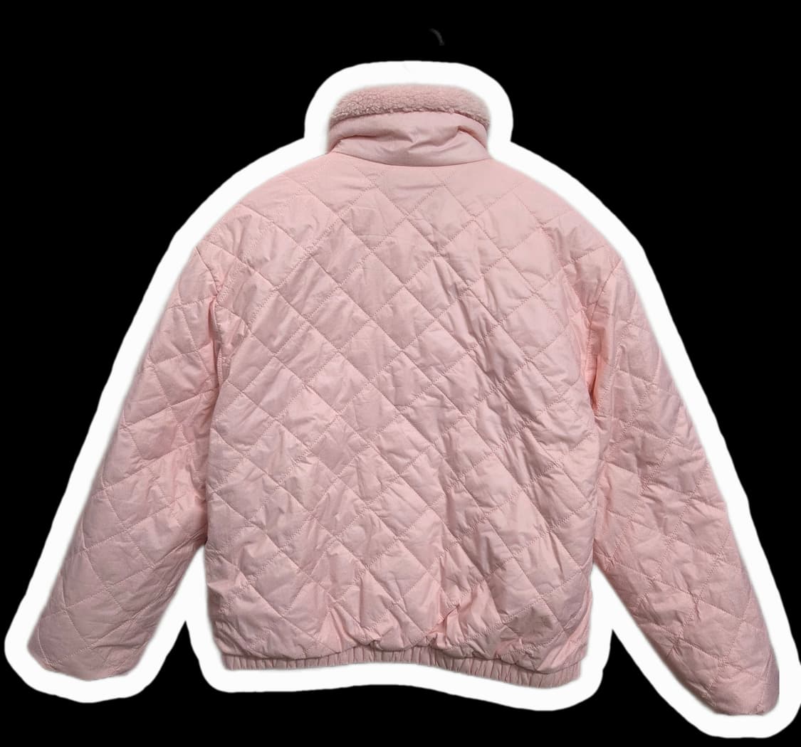 여55 디스커버리 리버시블 양면 뽀글이 핑크 점퍼 자켓 상품이미지4
