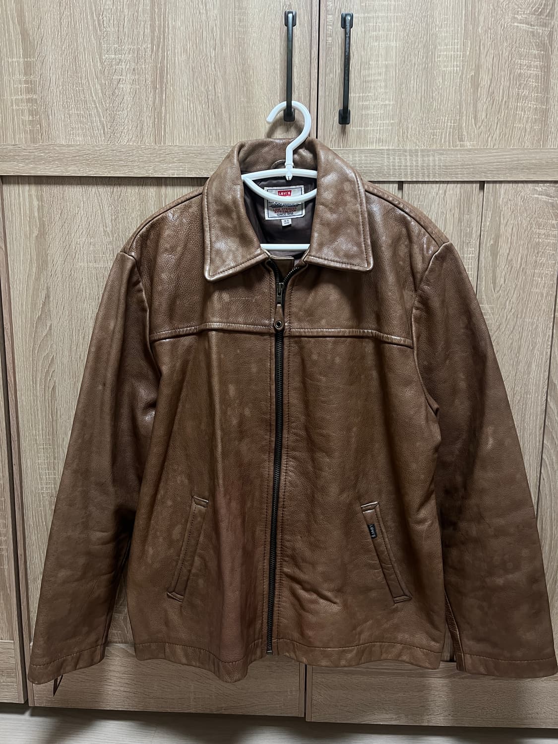 90’s LEVIS 카우레더자켓 상품이미지1