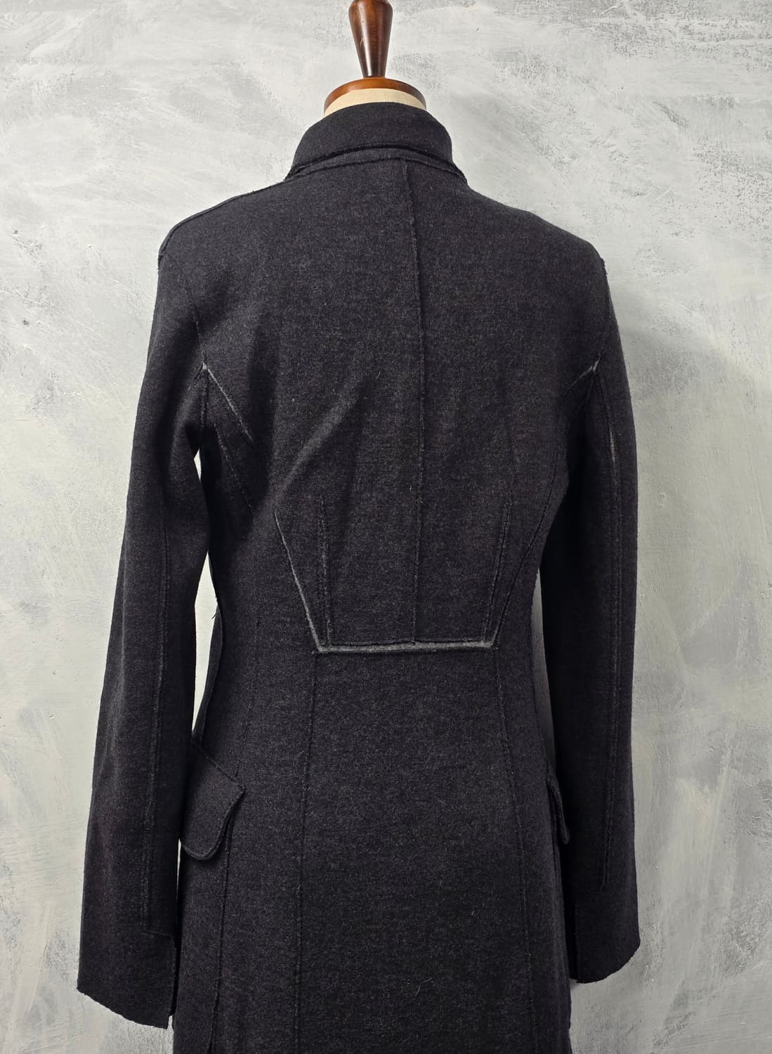 Cividini 치비디니 여성 그레이 울 코트 40사이즈 상품이미지7