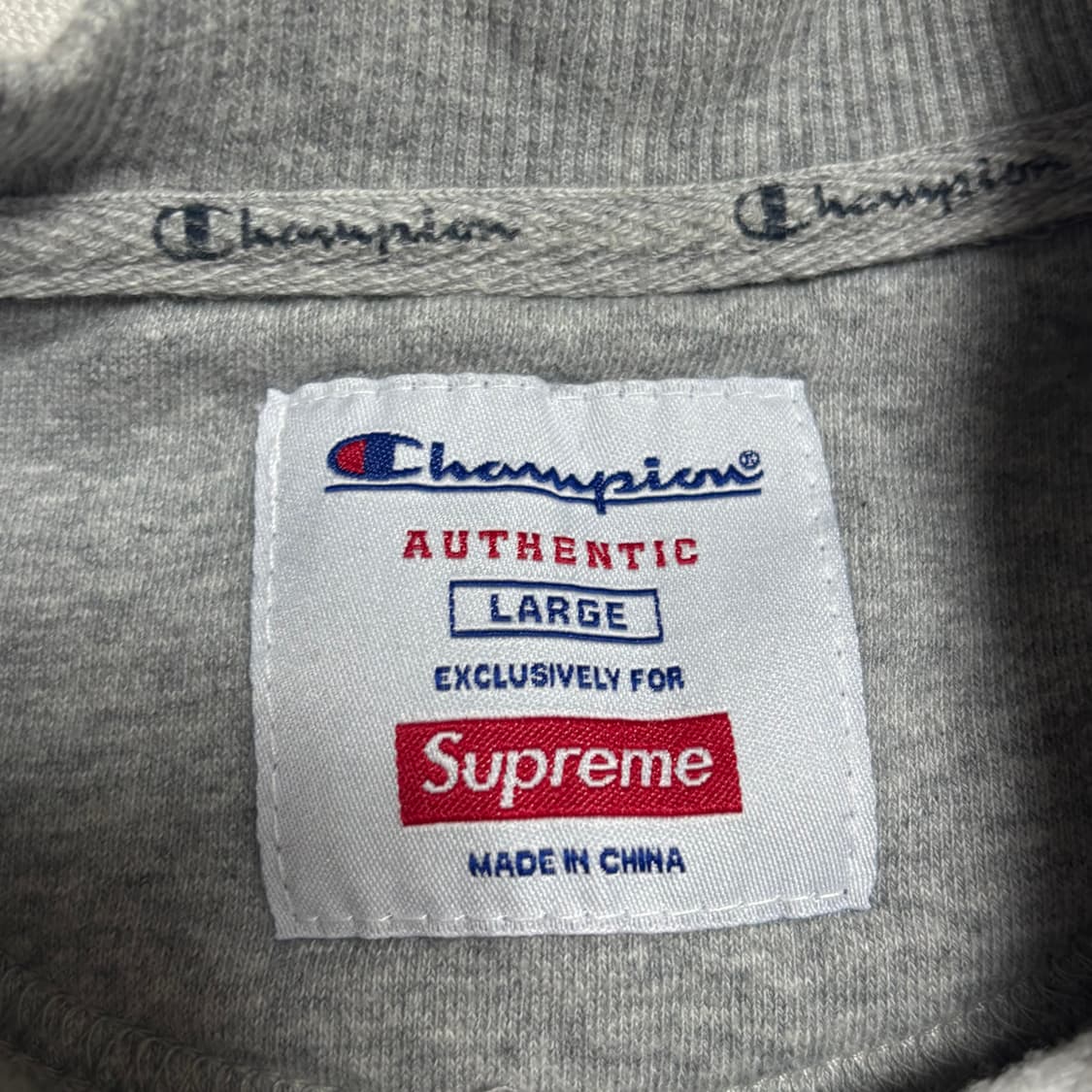 L 슈프림 X 챔피온 맨투맨 상품이미지4