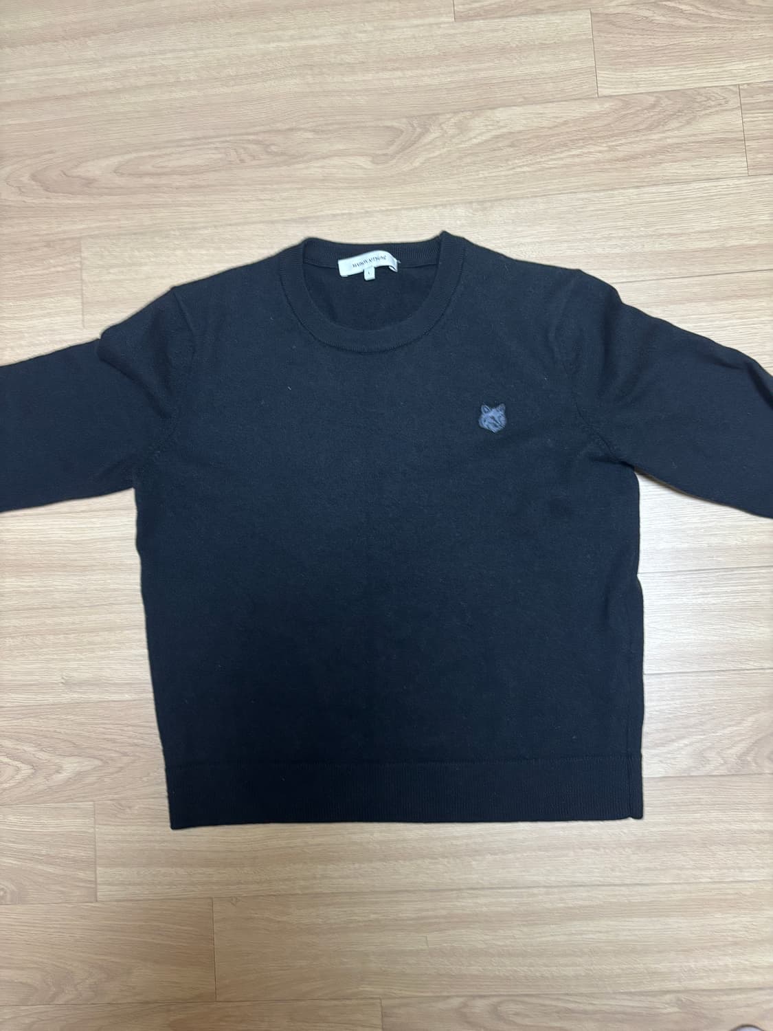 메종키츠네 니트 블랙 L사이즈 상품이미지1