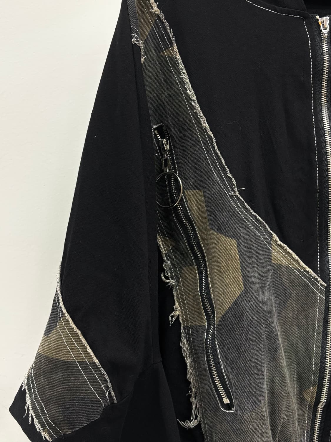 빈티지 카모 그런지 후드집업 상품이미지7