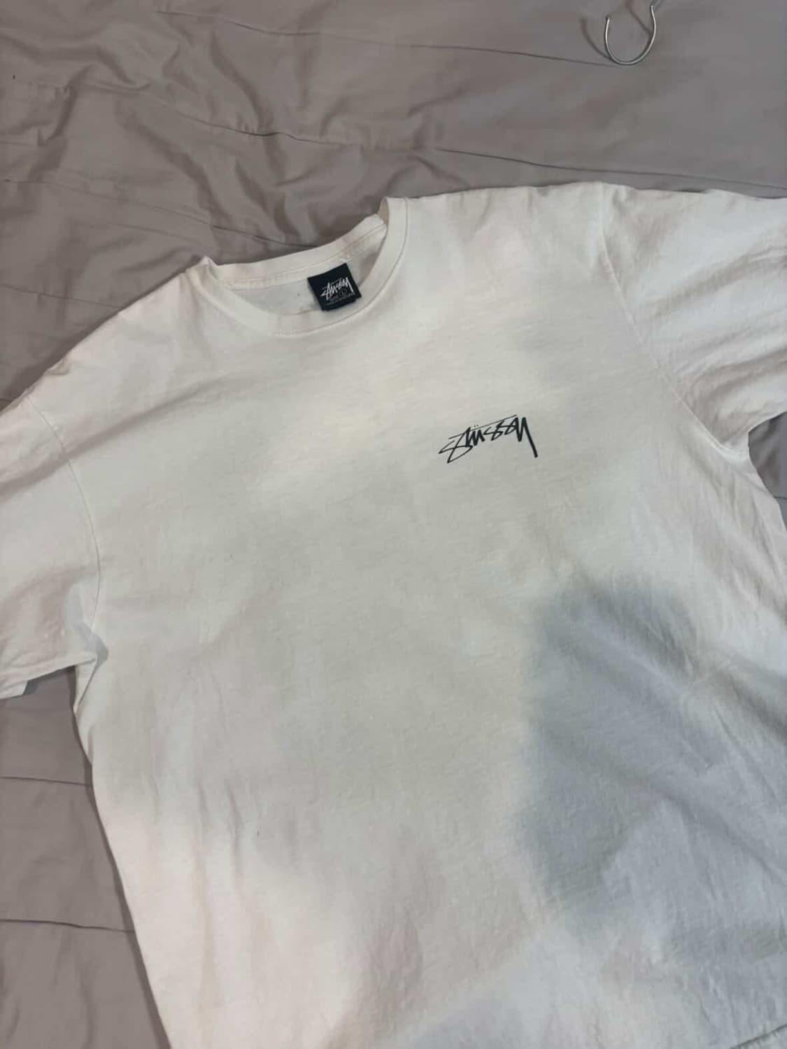 스투시 화이트 스무스 반팔티셔츠 상품이미지1