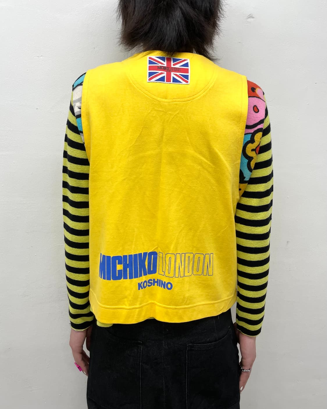 Union Jack Yellow Cotton Vest 상품이미지3