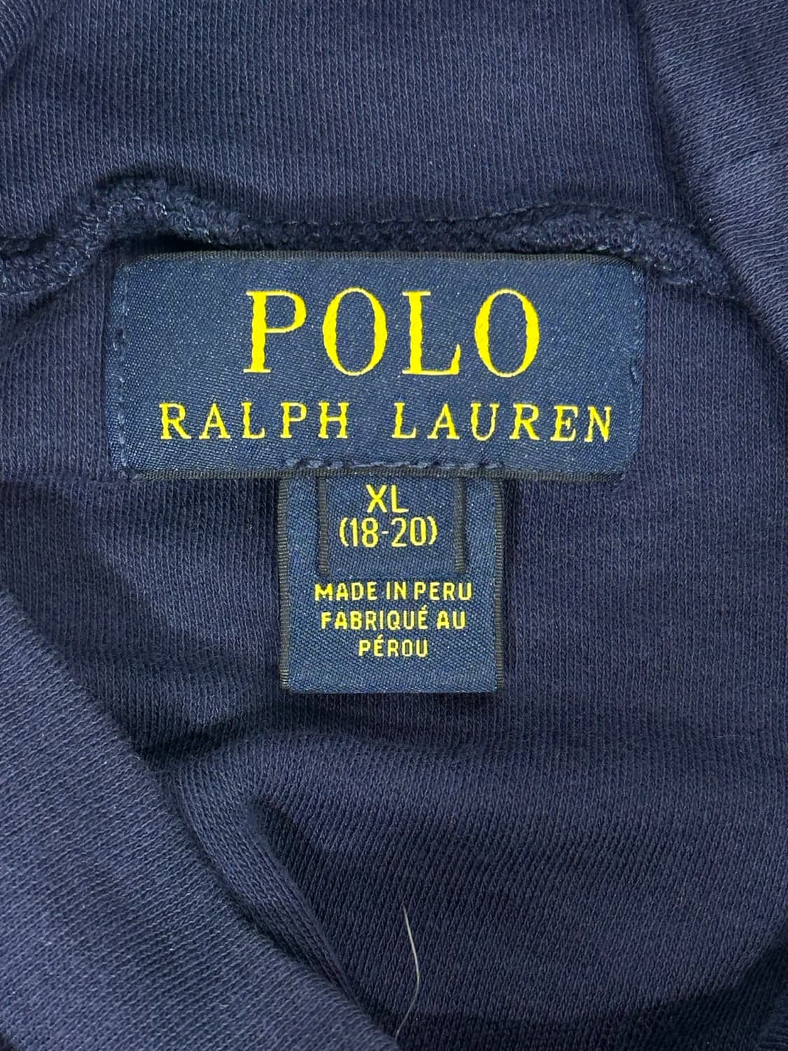 폴로 랄프 로렌 신형 네이비 레드 포니 목폴라 긴팔티 롱슬리브 XL  상품이미지7