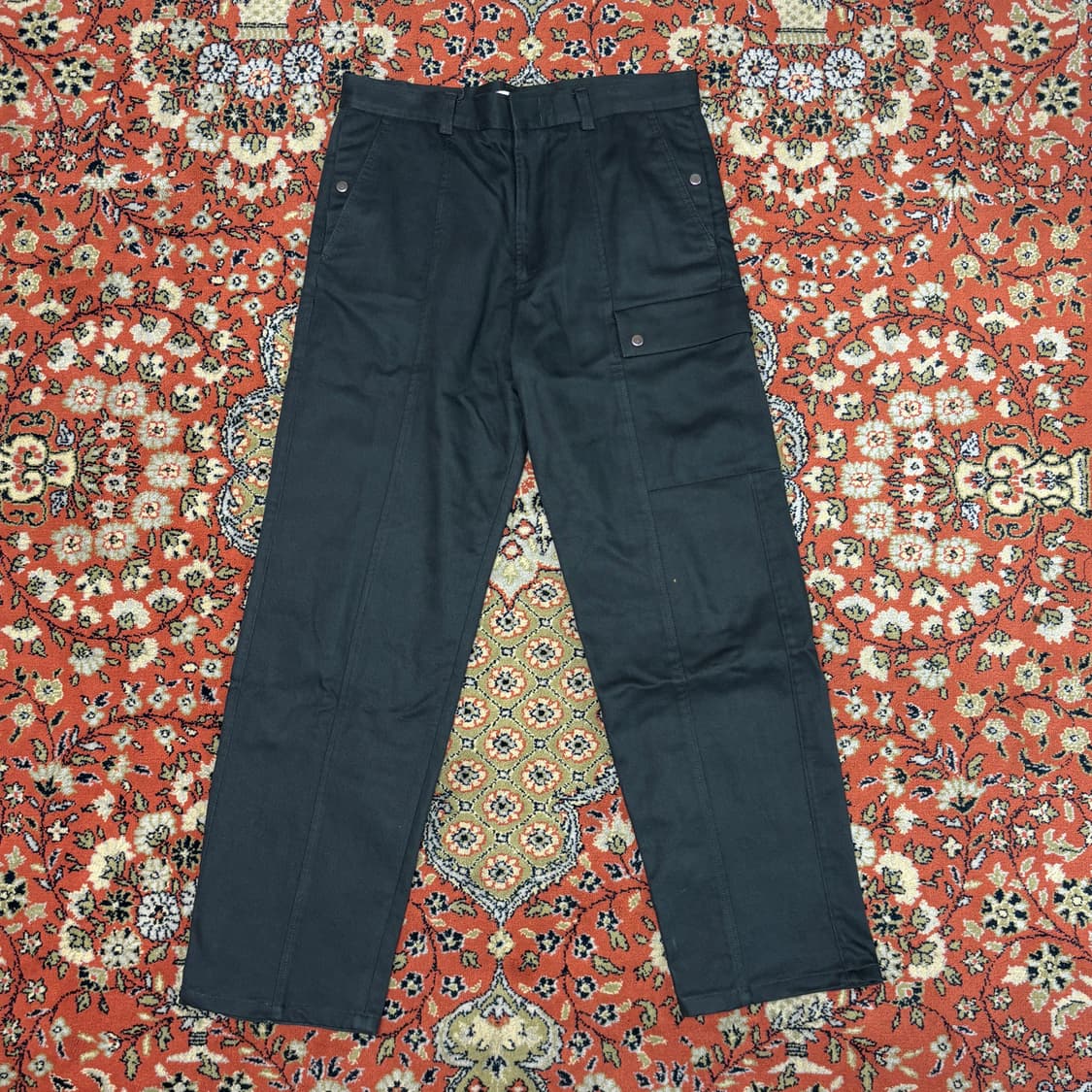 [48] COS 코스 그린 절개 팬츠 상품이미지1