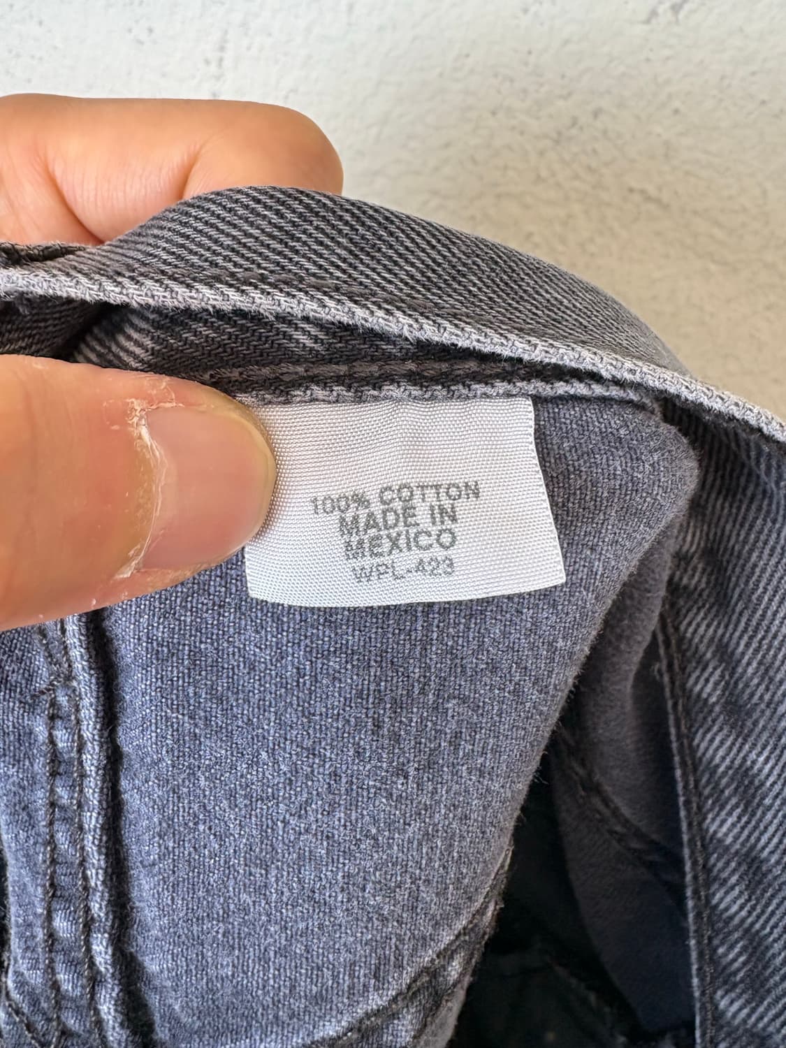 리바이스 501 빈티지 워시드 흑청 데님팬츠 상품이미지8