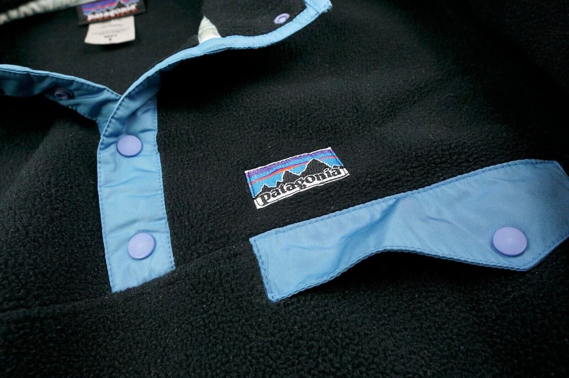 99FW 파타고니아 신칠라 스냅-T 블랙/스카이블루 멕시코 상품이미지2