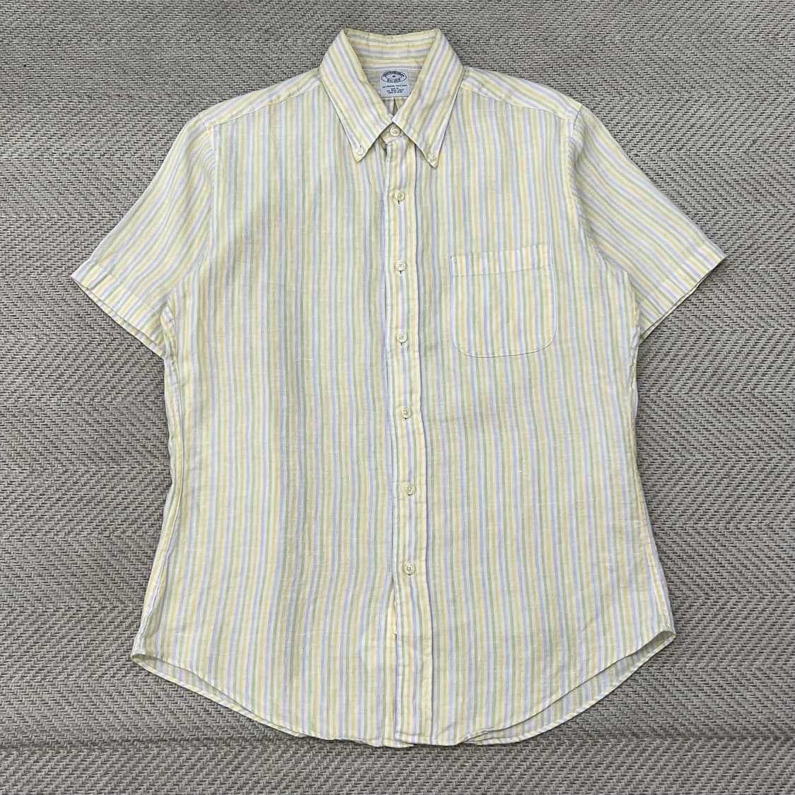 브룩스브라더스 린넨 하프셔츠 r3849 상품이미지1
