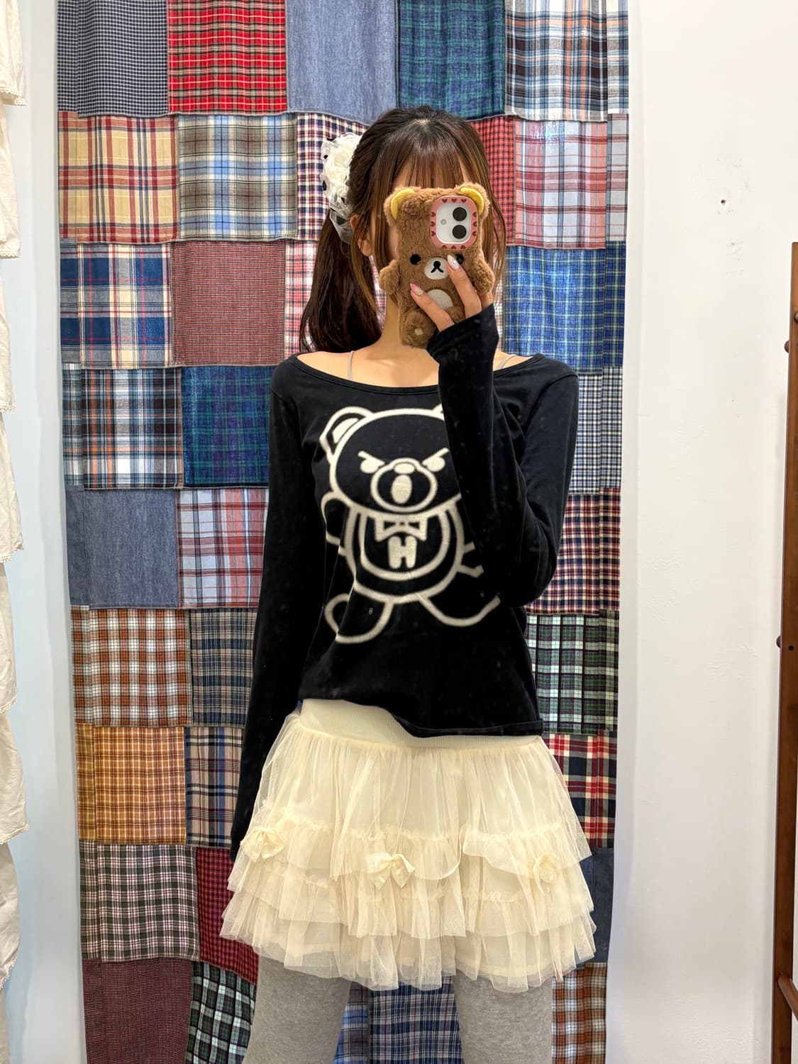 히스테릭글래머 퍽베어 롱슬리브 상품이미지1