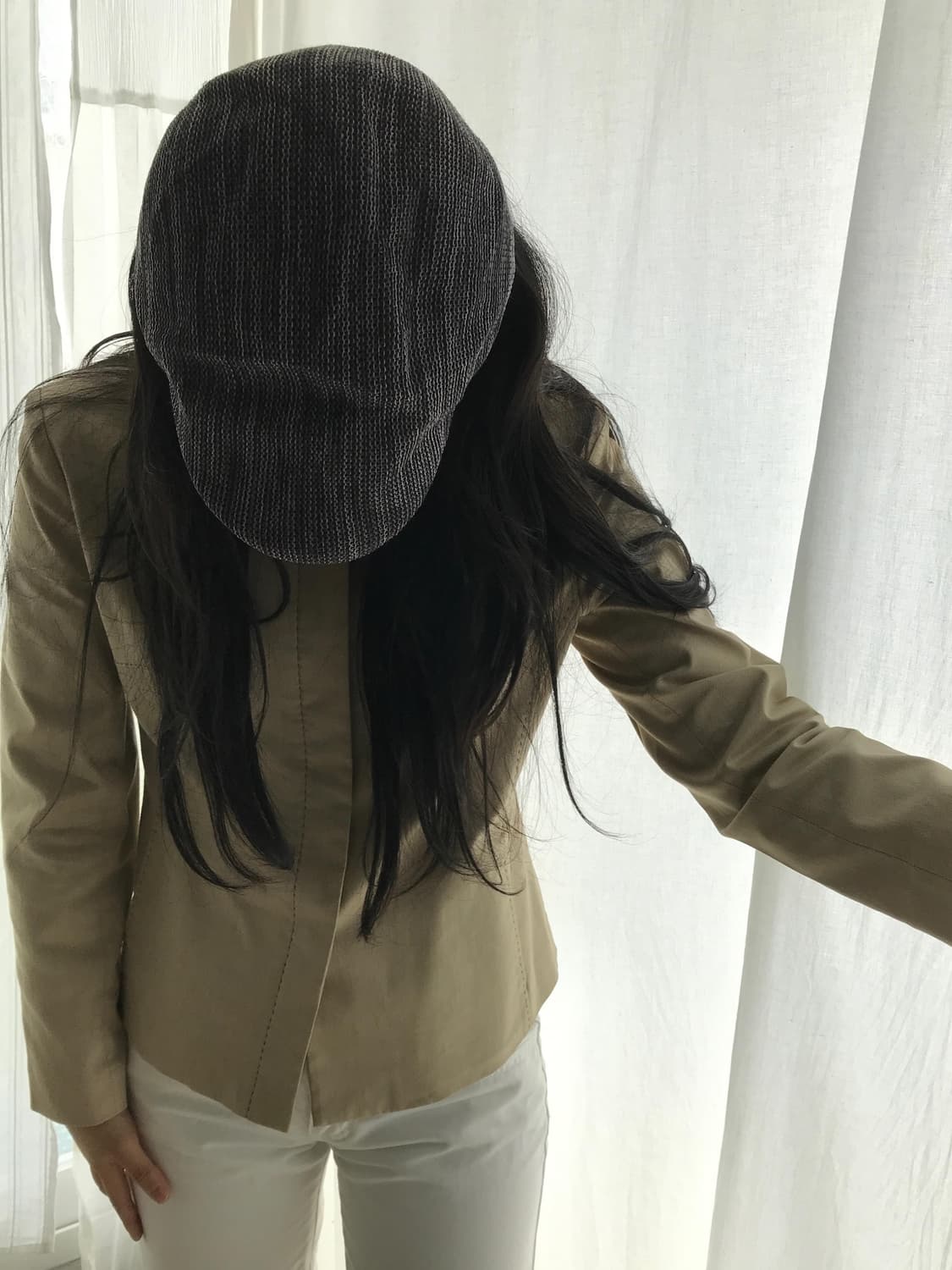 차콜 헌팅캡 상품이미지1