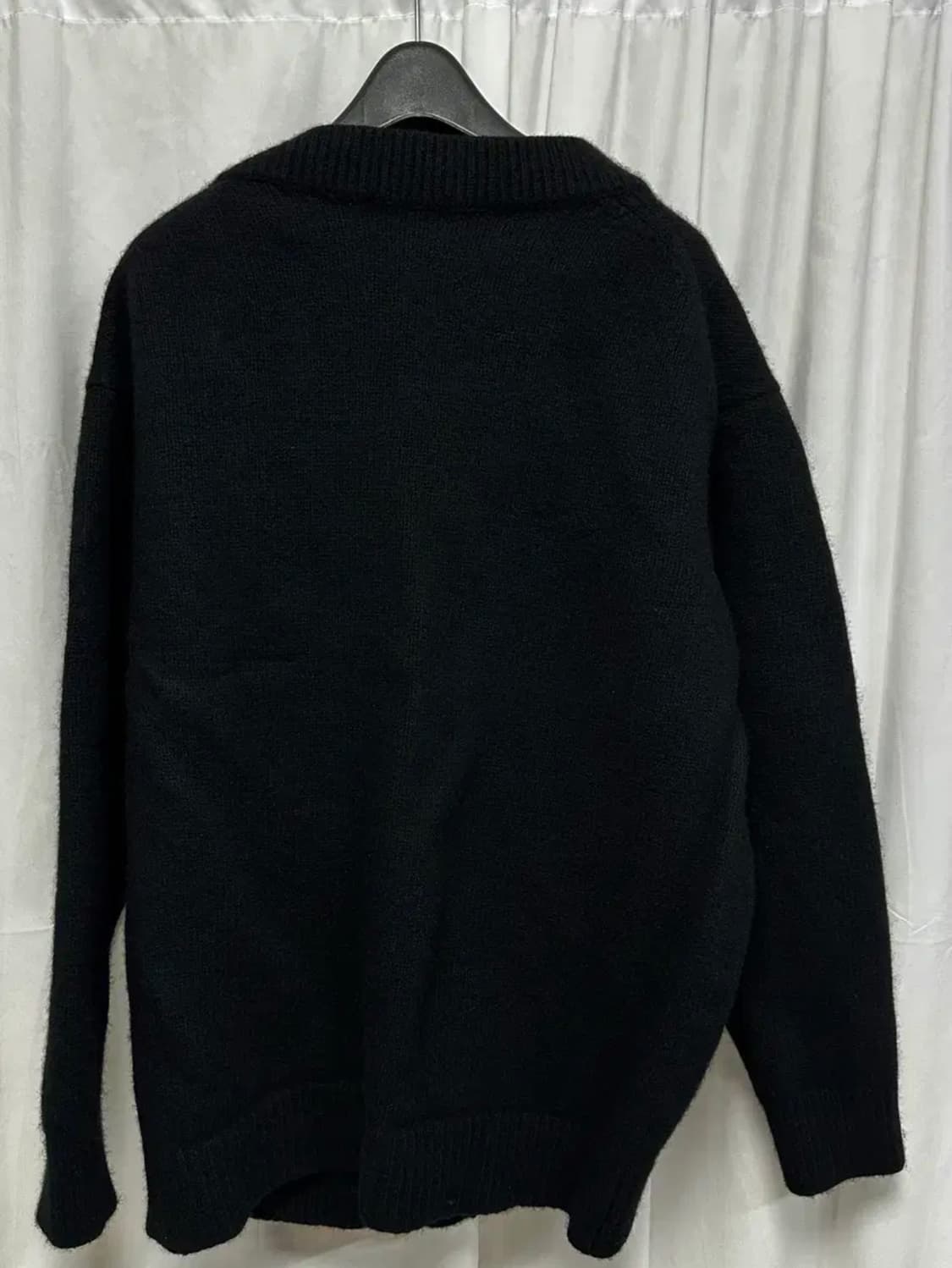 no.152 캉골 블랙 울 가디건 XL 상태s급 상품이미지4