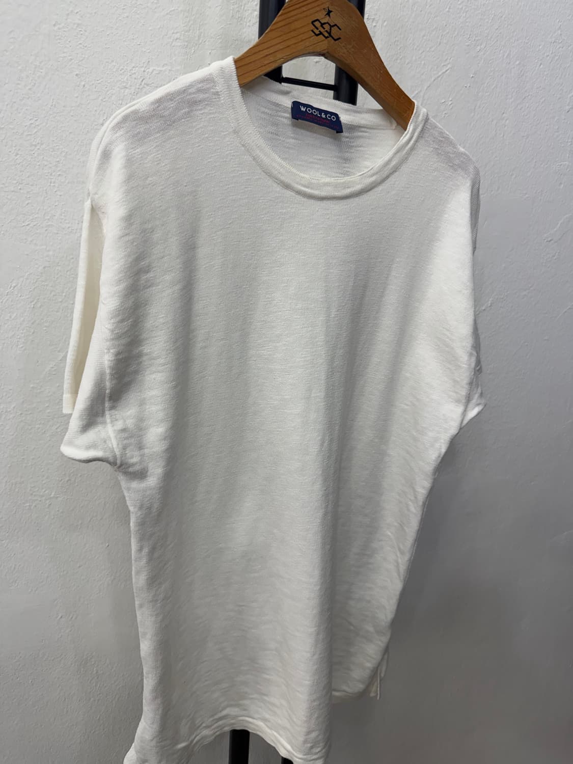 정품) 시리즈 WOOL&CO 라운드넥 반팔티 100 상품이미지2