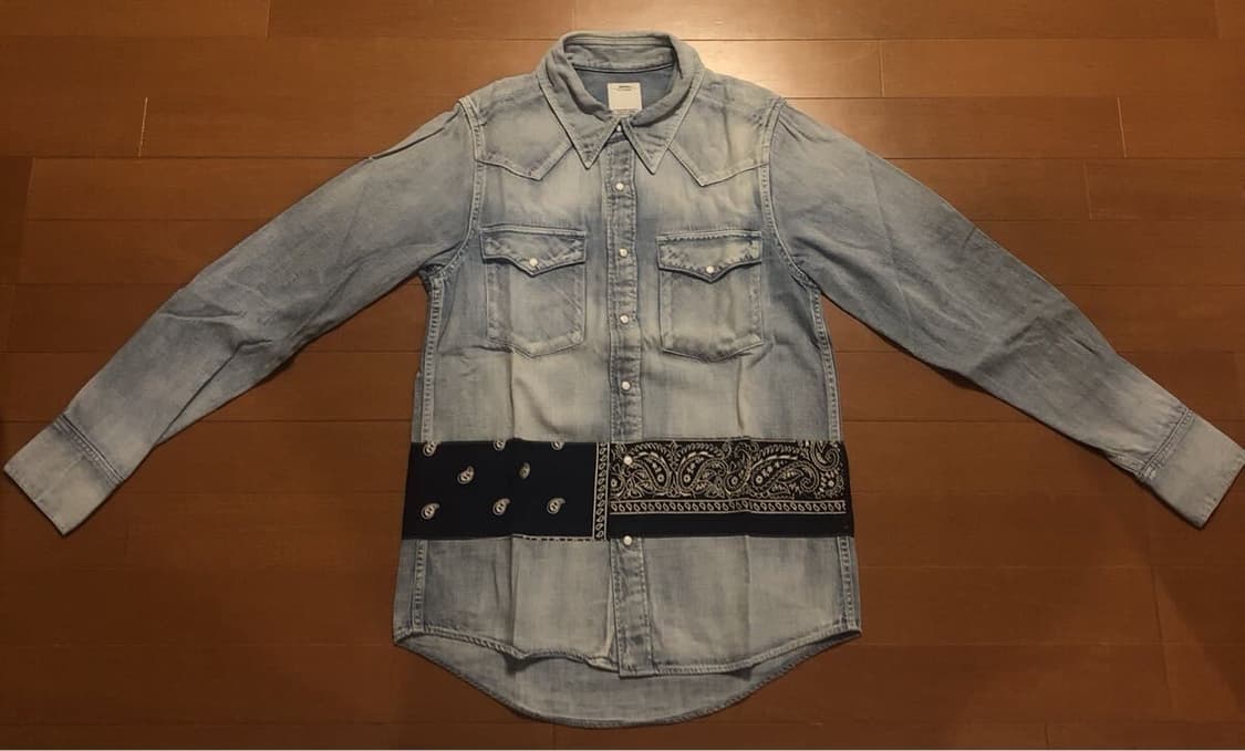 VISVIM BANDANA BORDER SHIRT  상품이미지1