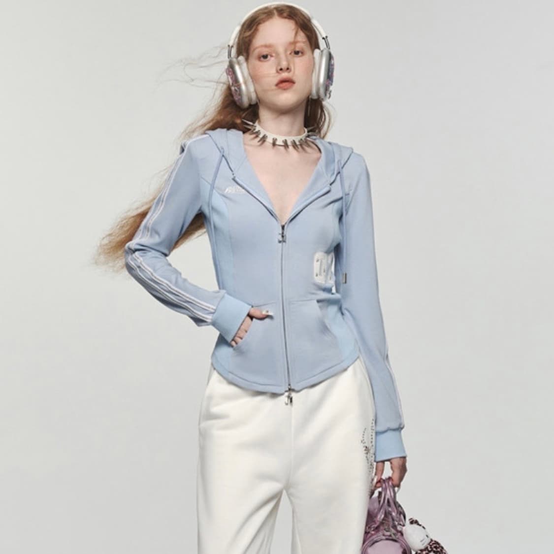 원진스튜디오 1JINN STUDIO 후드 집업 상품이미지2