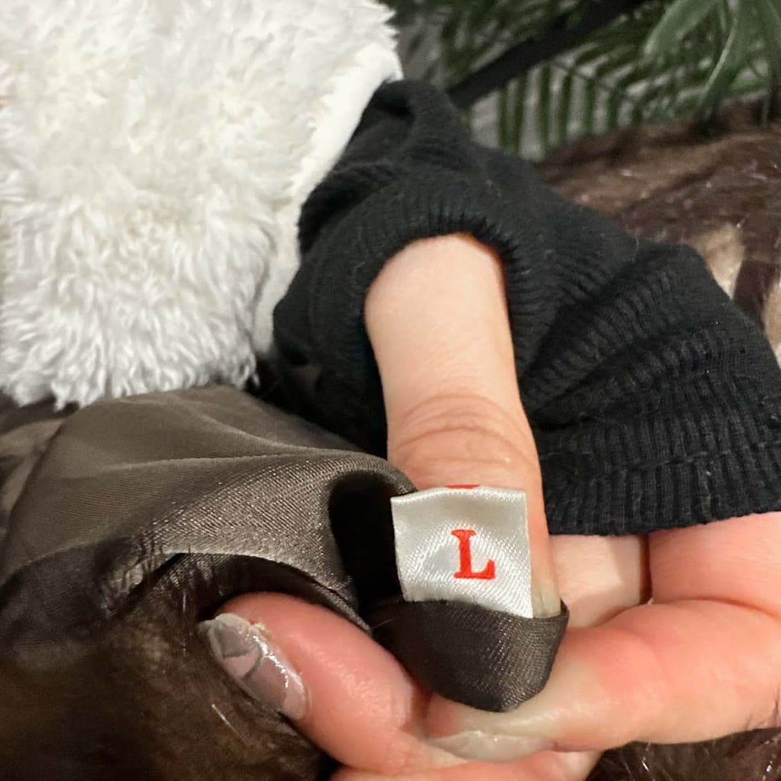 JPN VINTAGE 퍼 자켓 하이넥 투포켓 디테일 브라운 상품이미지7