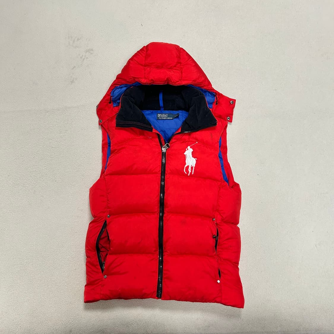 Polo Big Pony red padded vest 상품이미지4
