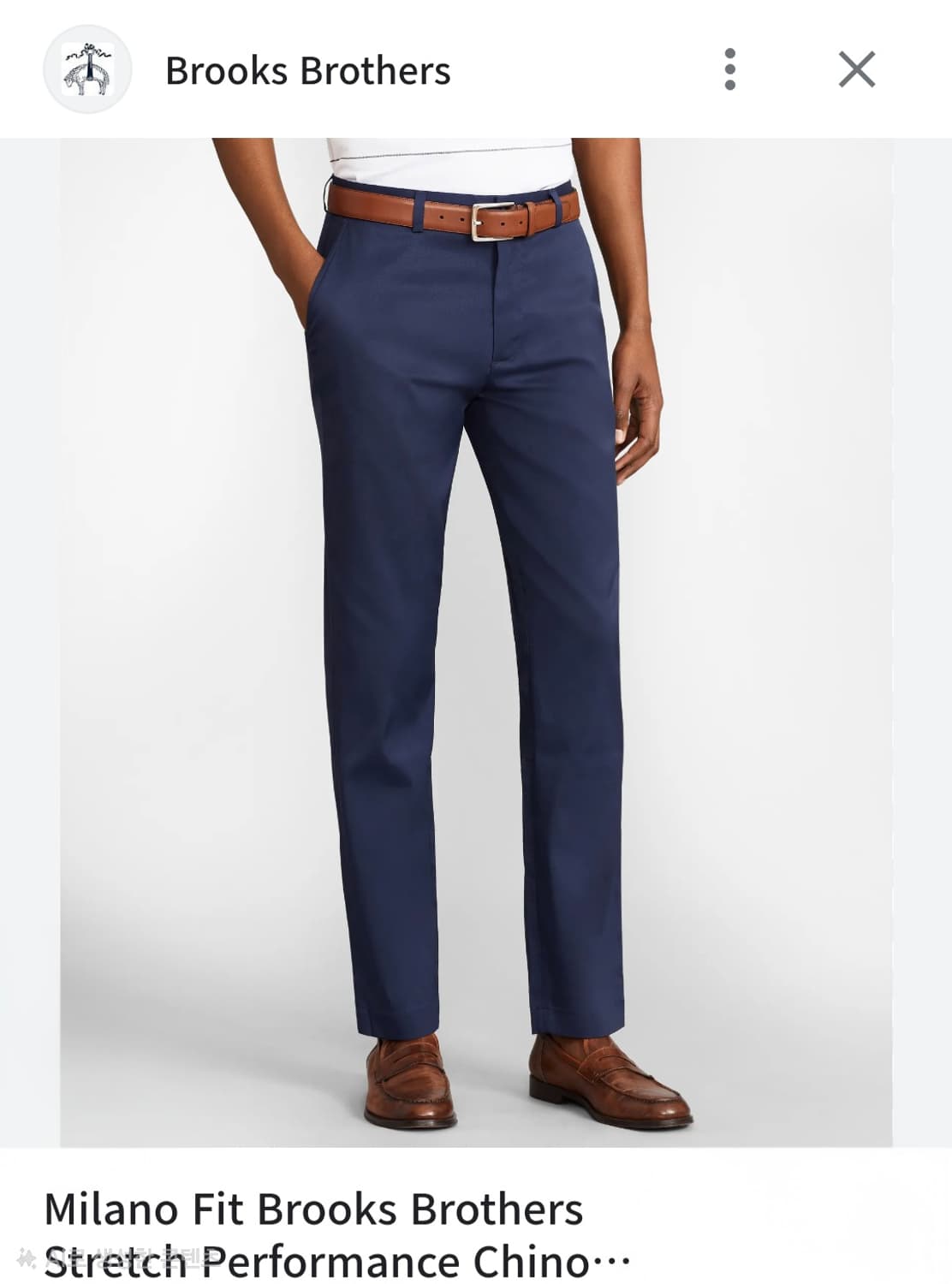 브룩스브라더스 밀라노 치노팬츠 33 상품이미지1