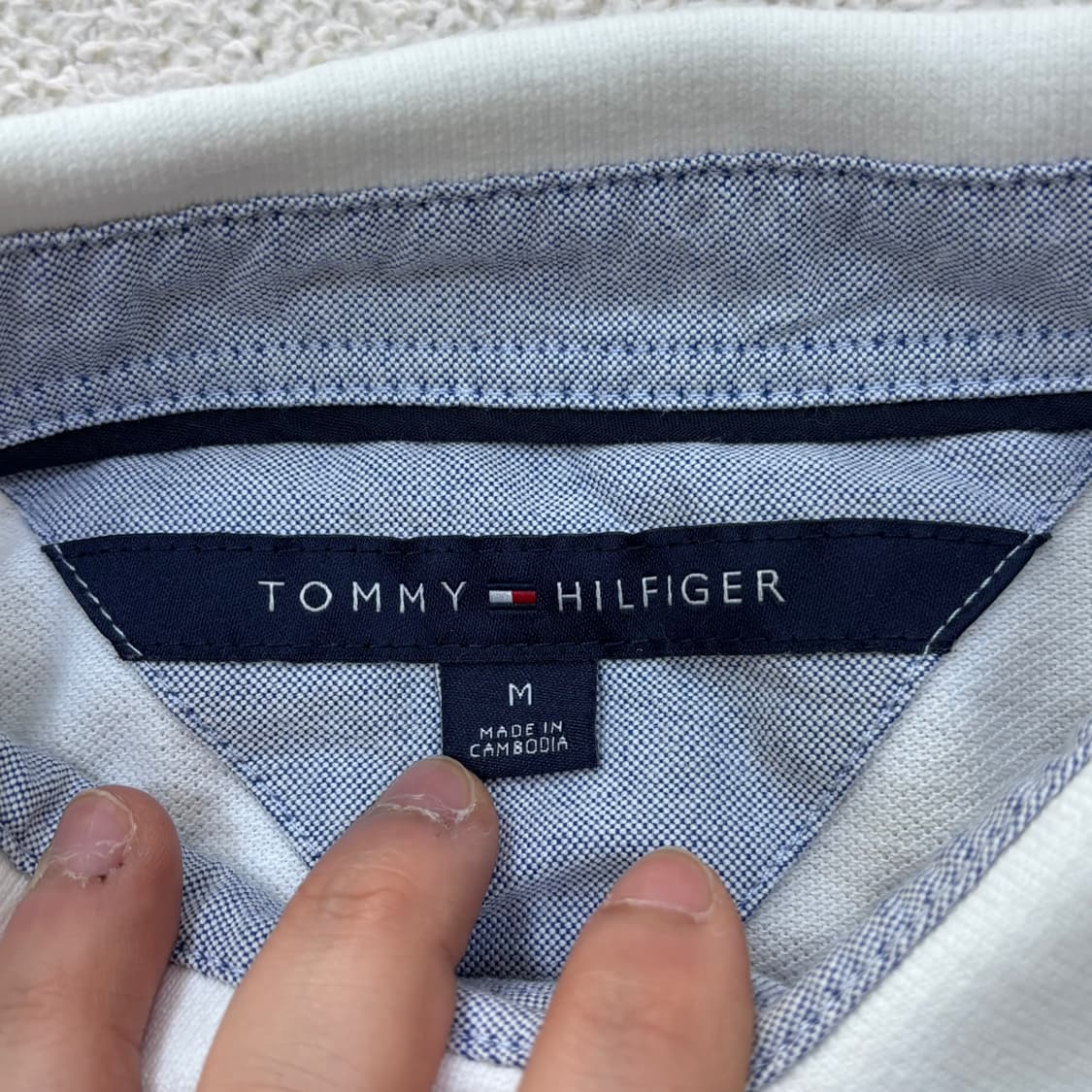 M 타미힐피거 반팔 카라 티셔츠 0420E 상품이미지3