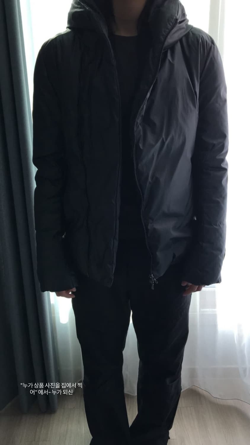 attachment kazuyuki kumagai 사선 절개 패딩 상품이미지1