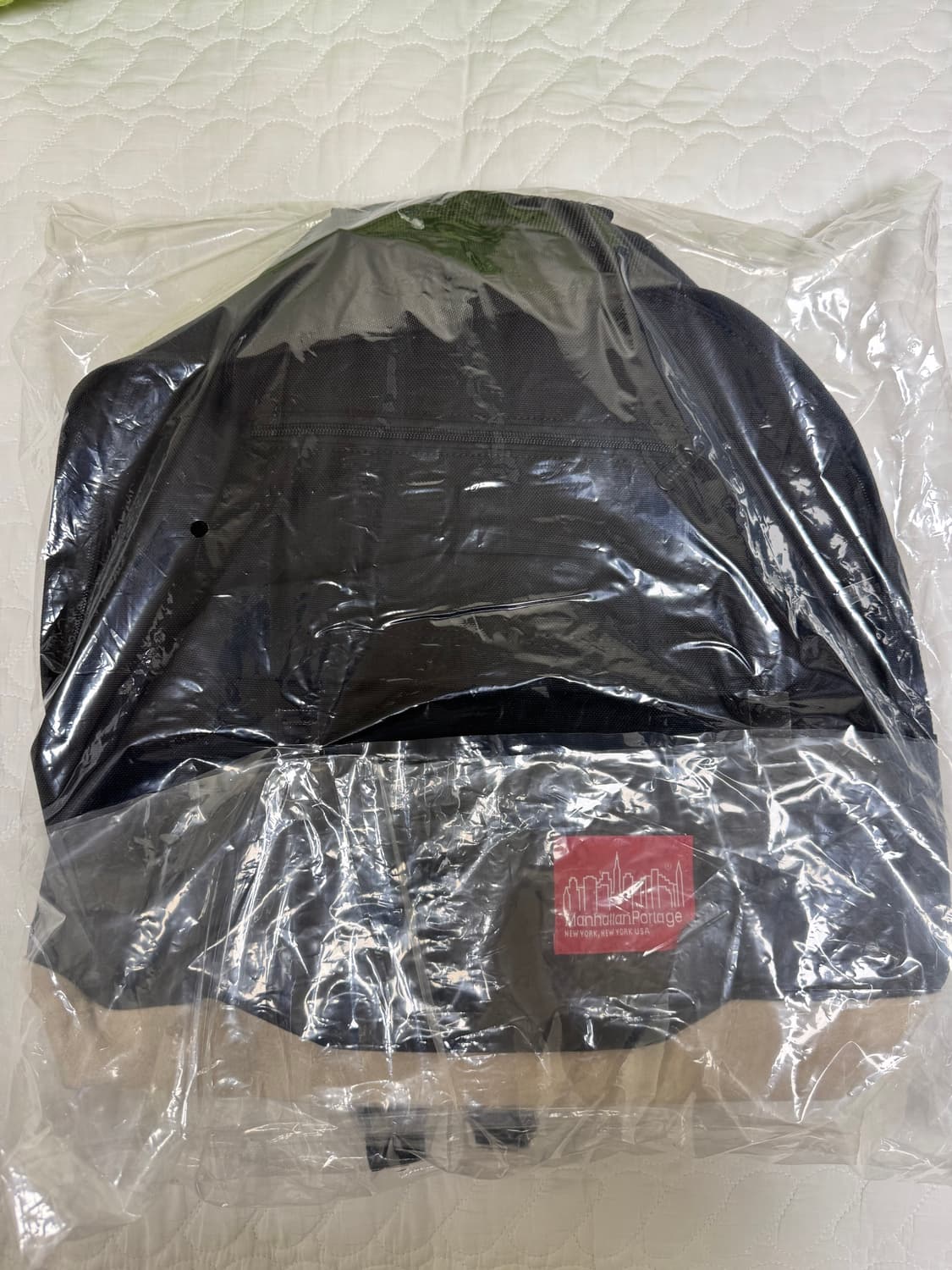 맨하탄 포티지 1211 빅애플 백팩 L BLACK 스웨이드 [새상품] 상품이미지4