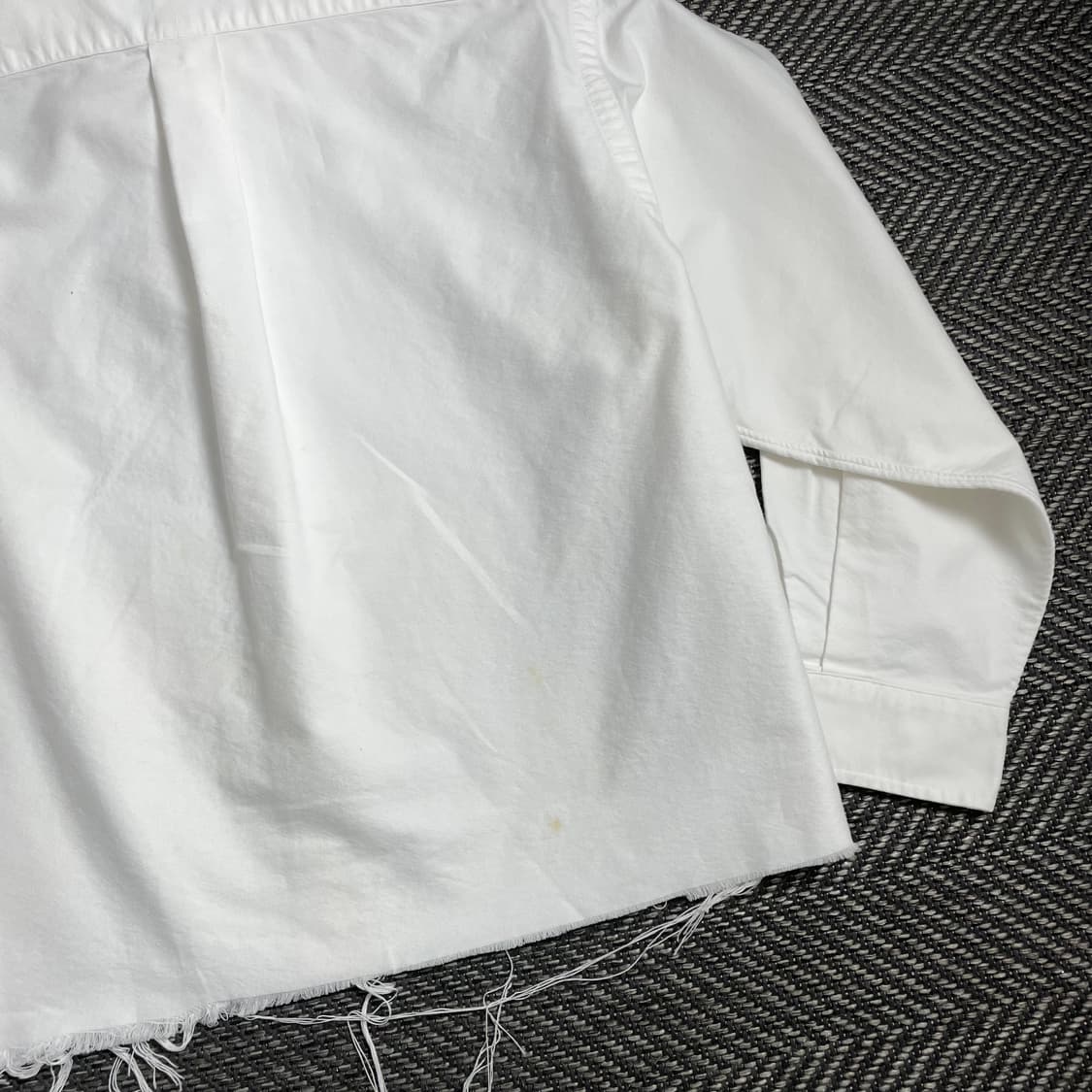 폴로 랄프로렌 옥스포드 화이트 컷팅 크롭 셔츠 y 4584 상품이미지7