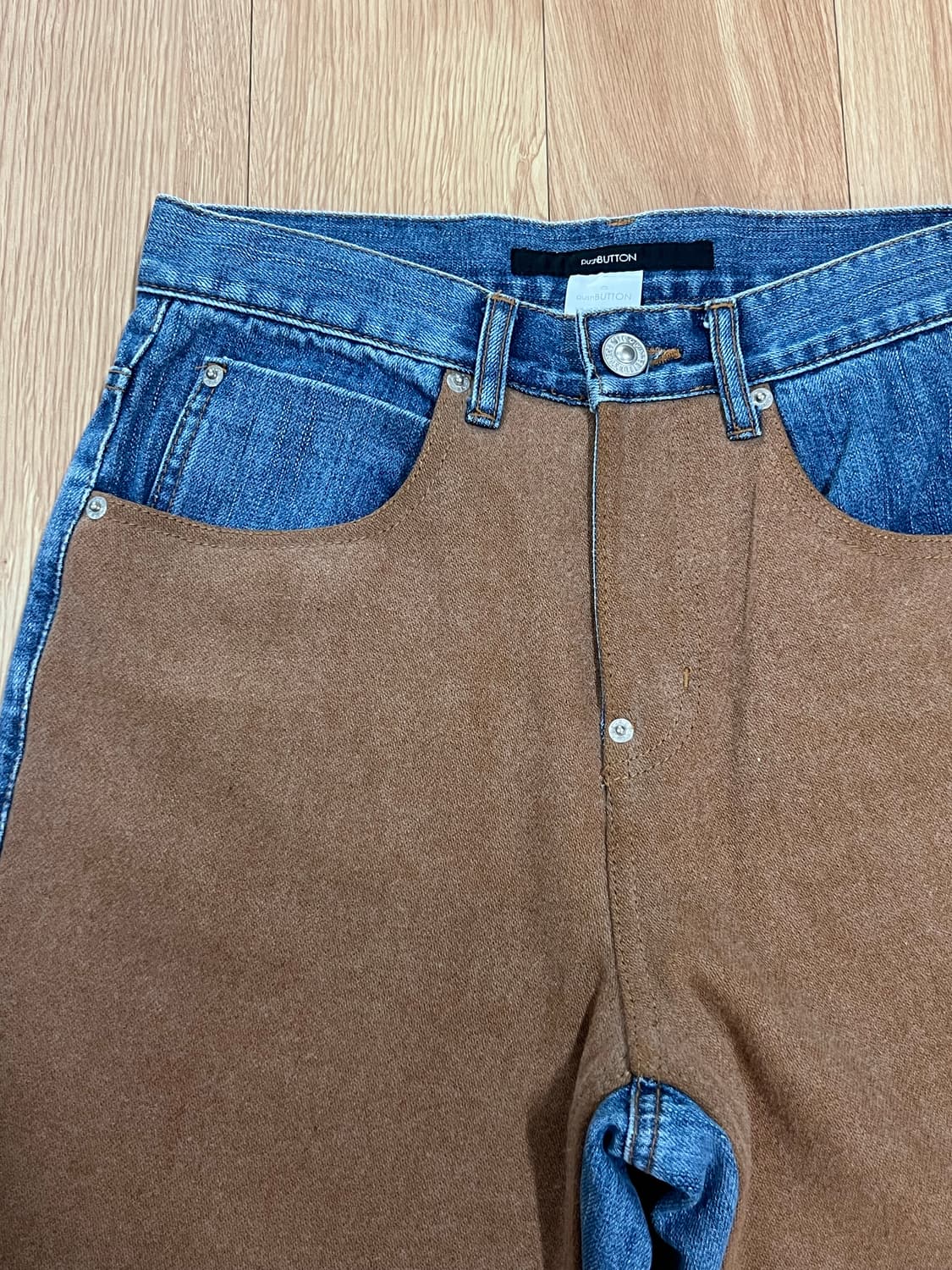 푸시버튼 패치드 데님팬츠(리폼) 상품이미지5