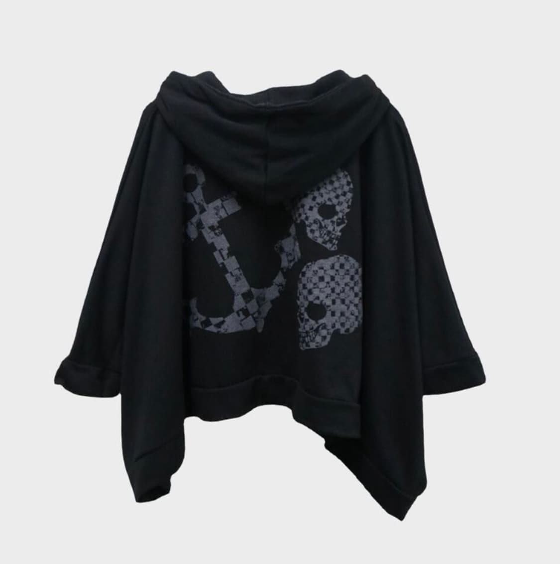 edge line 일브 해골 후드 판초 고스펑크  상품이미지1